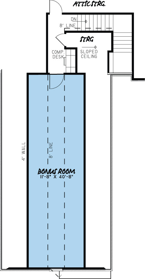 Floor Plan Bonus Room