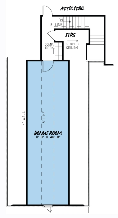 Floor Plan Bonus Room