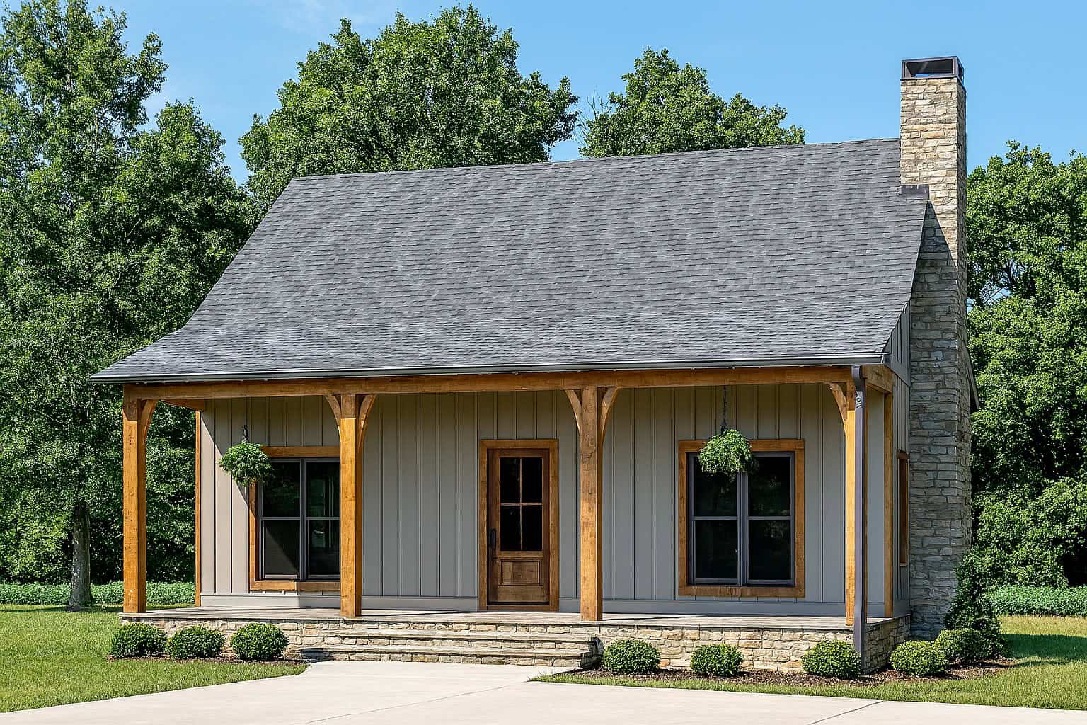 3-Bedroom, 1764 Sq Ft Country House Plan - 193-1031 - Front Exterior