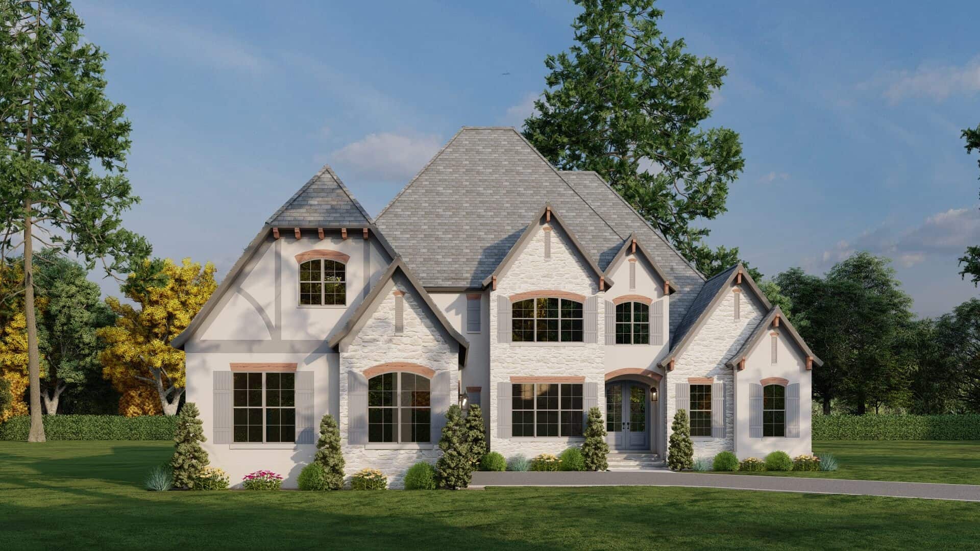 4-Bedroom, 3204 Sq Ft Country Home - Plan #193-1036 - Main Exterior