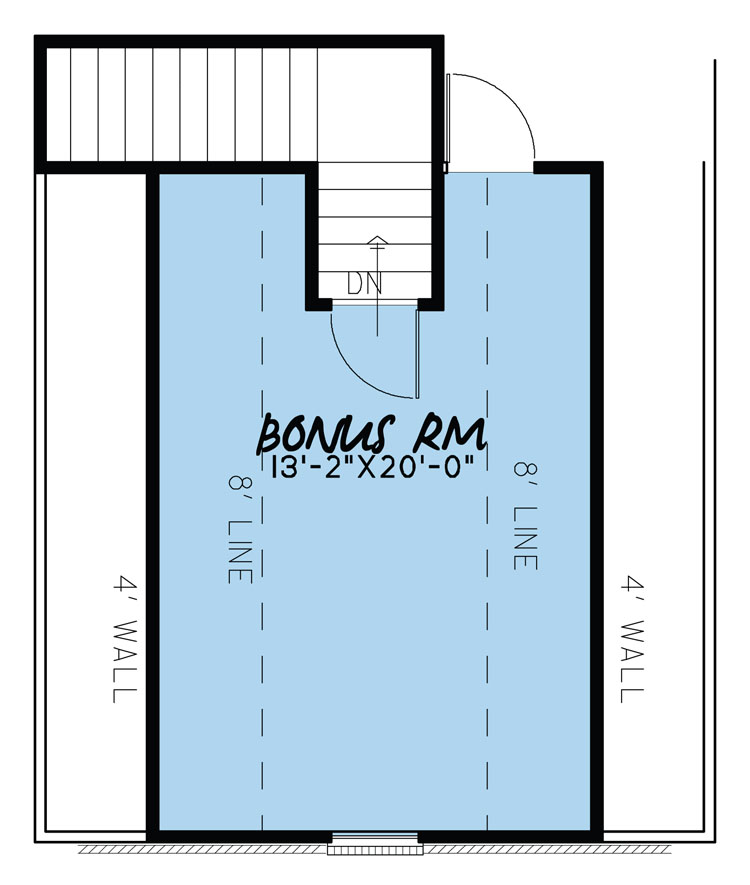 Floor Plan Bonus Room