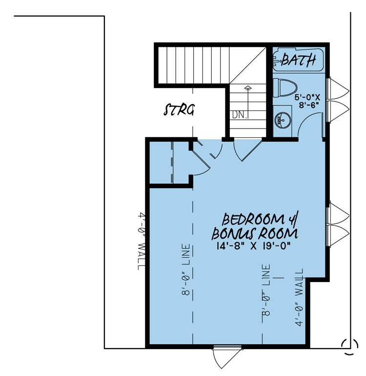 Floor Plan Bonus Room