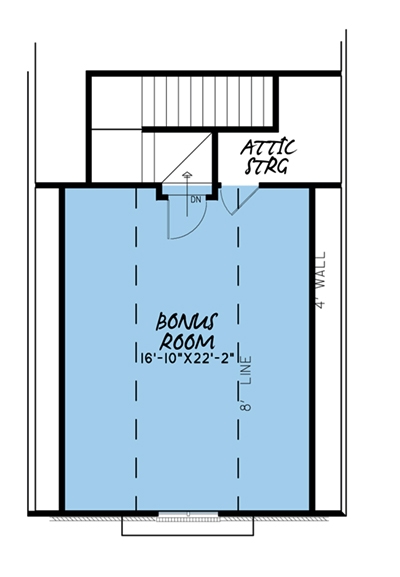 Floor Plan Bonus Room