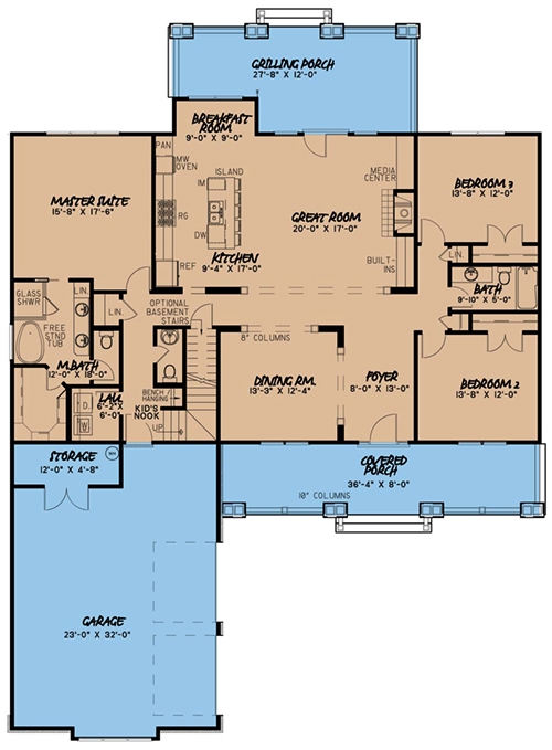 Floor Plan Main Level