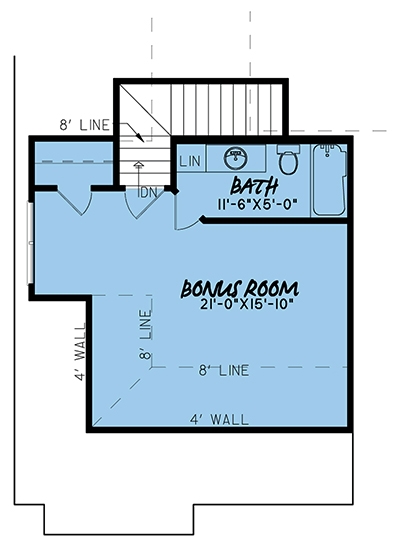 Floor Plan Bonus Room