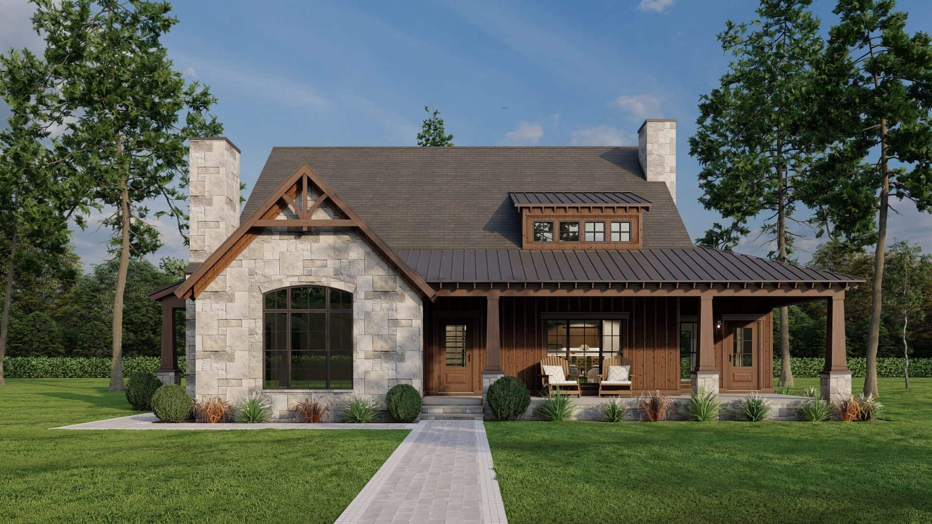 3-Bedroom, 2637 Sq Ft Country House - Plan #193-1061 - Front Exterior