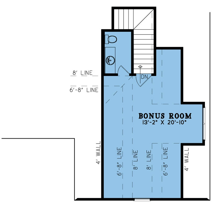 Floor Plan Bonus Room
