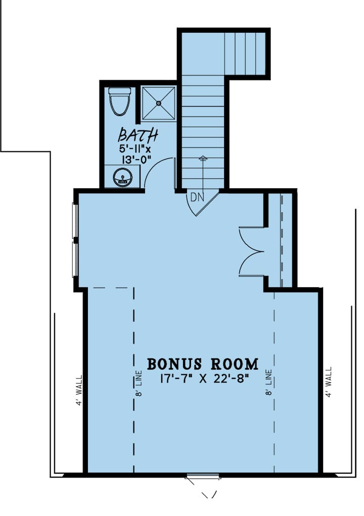 Floor Plan Bonus Room