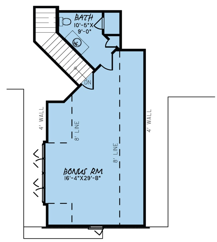 Floor Plan Bonus Room