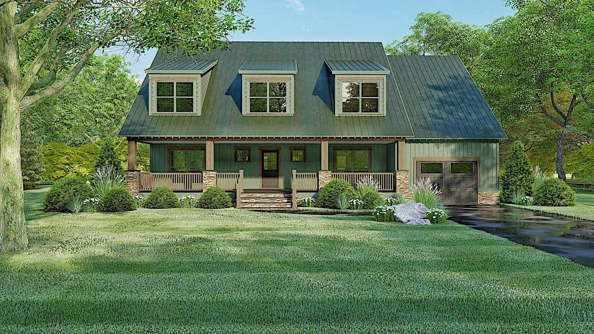 4-Bedroom, 2663 Sq Ft Cape Cod Home - Plan #193-1096 - Main Exterior