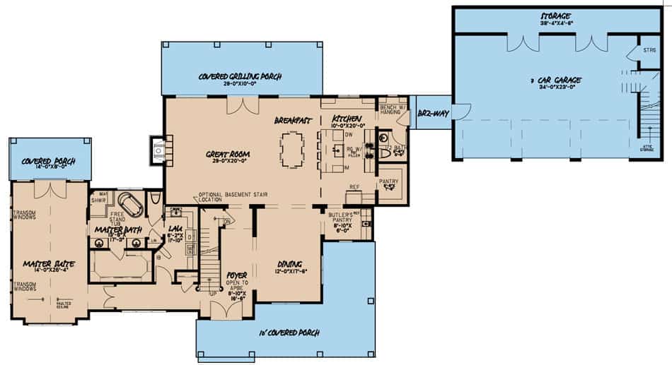 Floor Plan Main Level