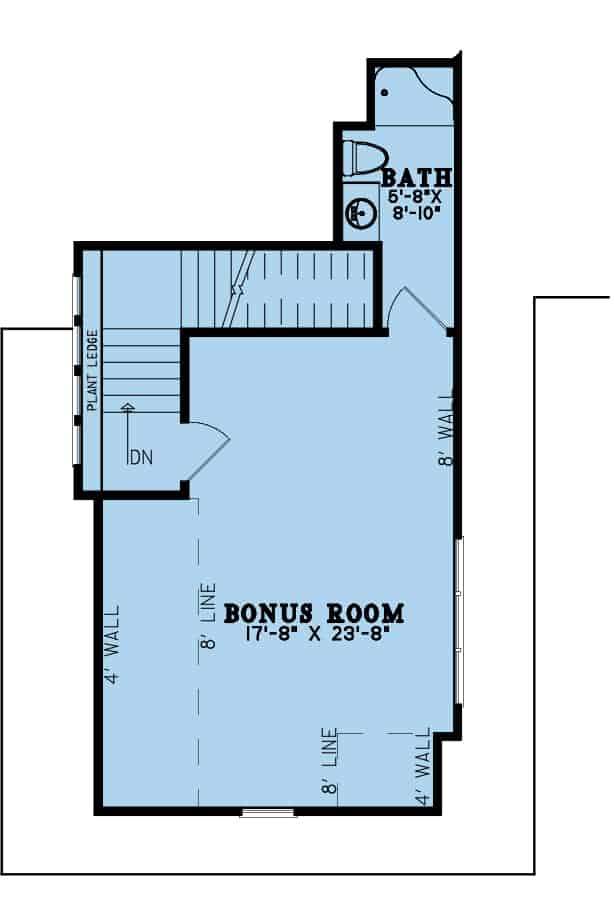Floor Plan Bonus Room