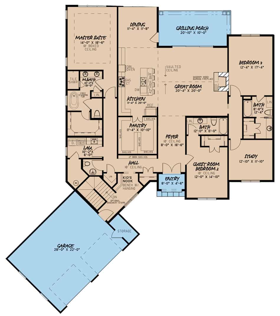 Floor Plan Main Level