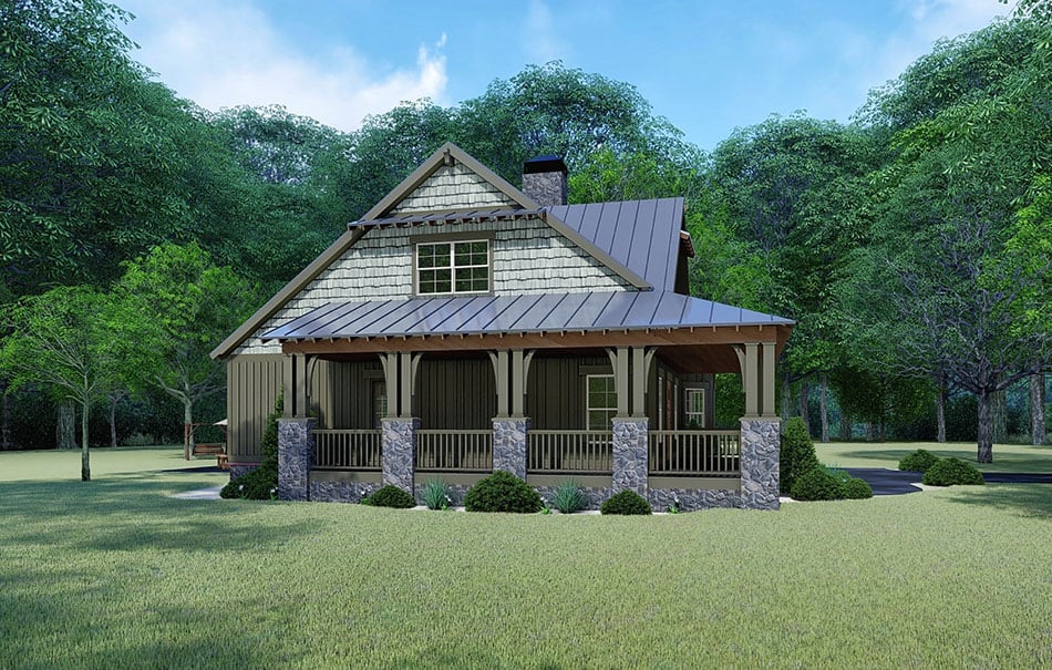 3-Bedroom, 1905 Sq Ft Cottage House - Plan #193-1108 - Front Exterior