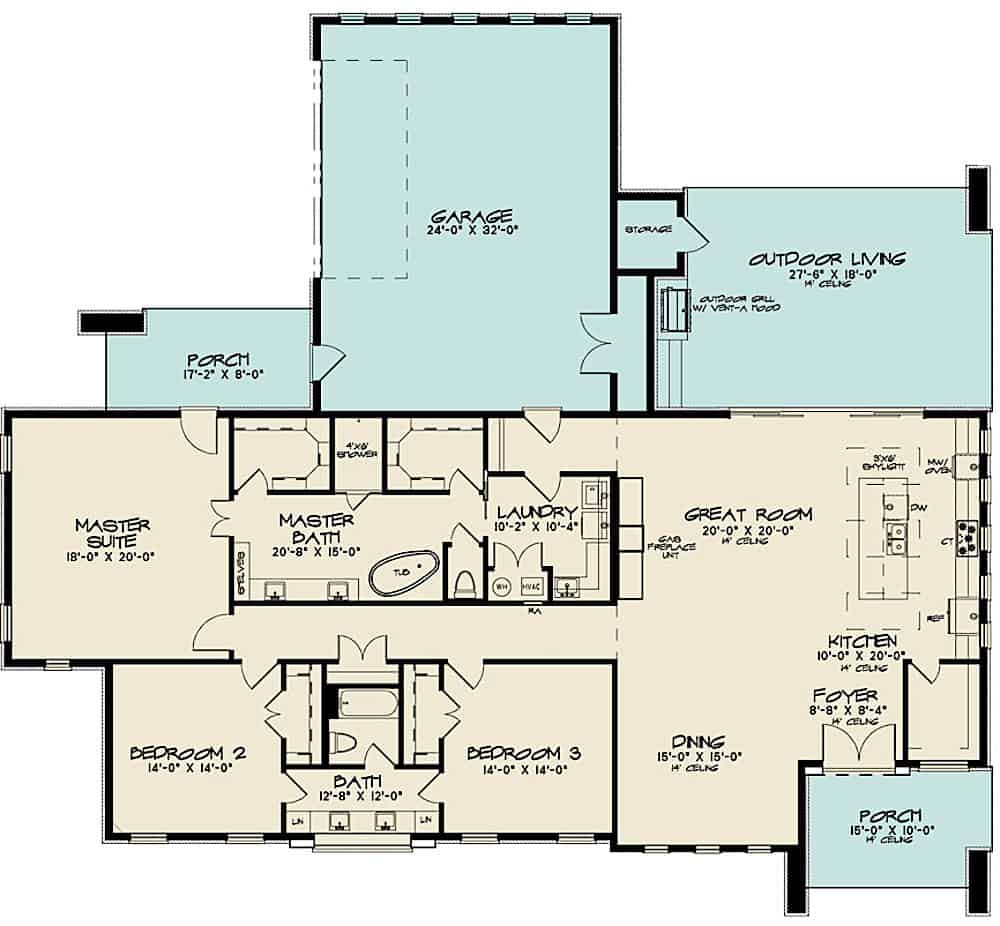 Floor Plan Main Level
