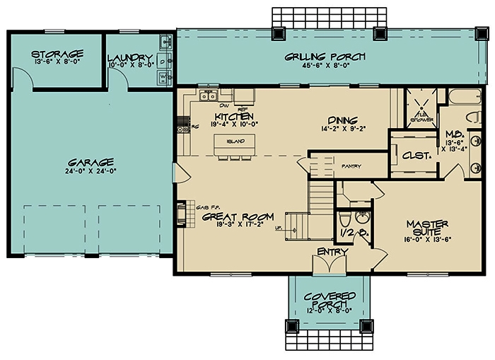 Floor Plan Main Level