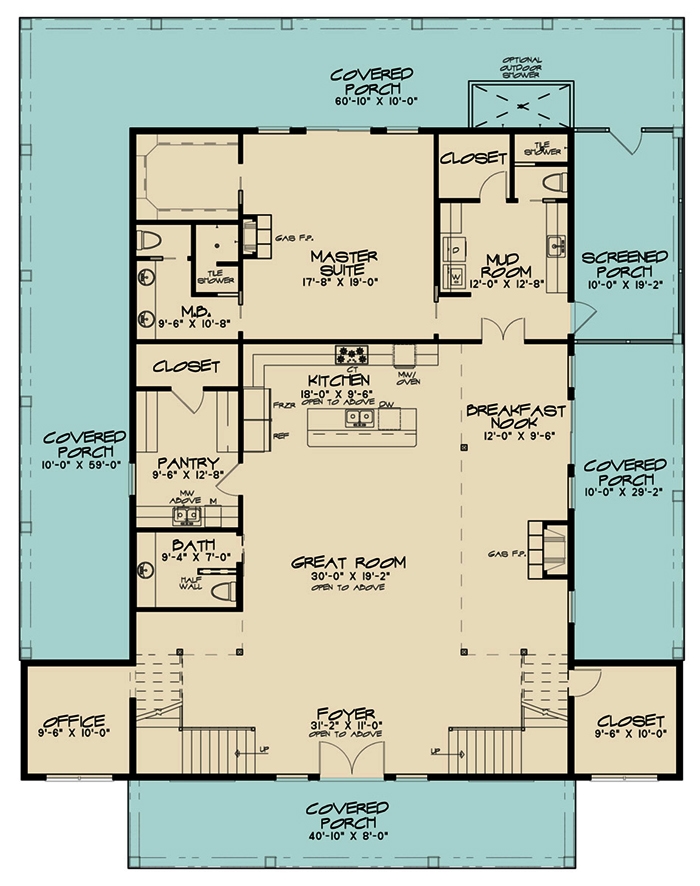 Floor Plan Main Level