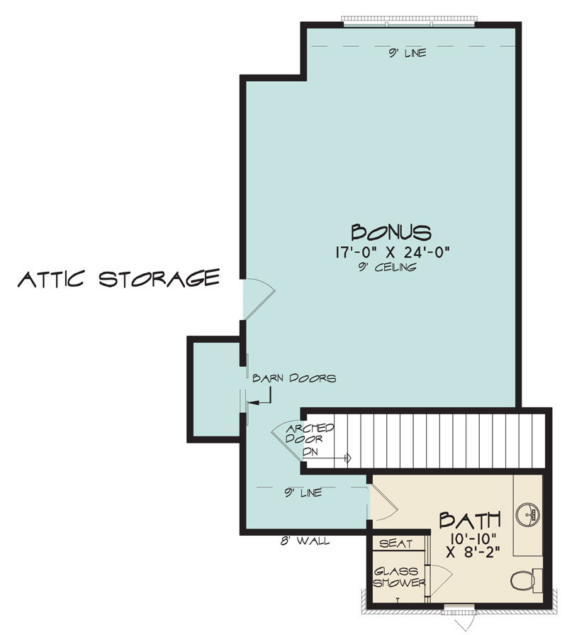 Floor Plan Bonus Room