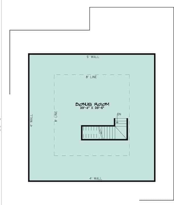 Floor Plan Bonus Room