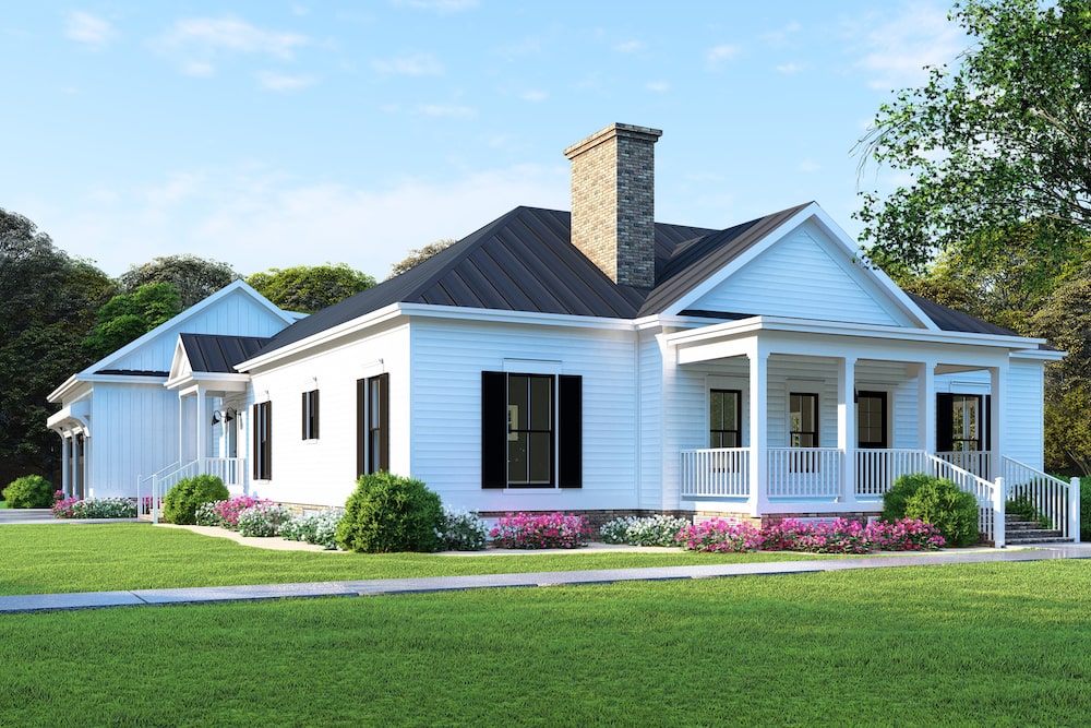 3-Bedroom, 2430 Sq Ft Country Home - Plan #193-1128 - Main Exterior