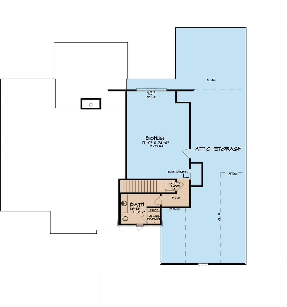 Floor Plan Bonus Room