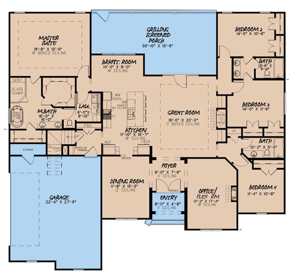 Floor Plan Main Level