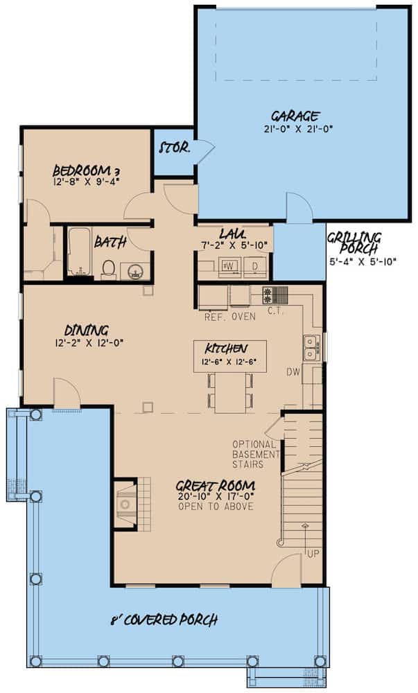 Floor Plan Main Level