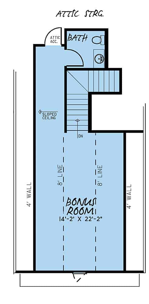 Floor Plan Bonus Room