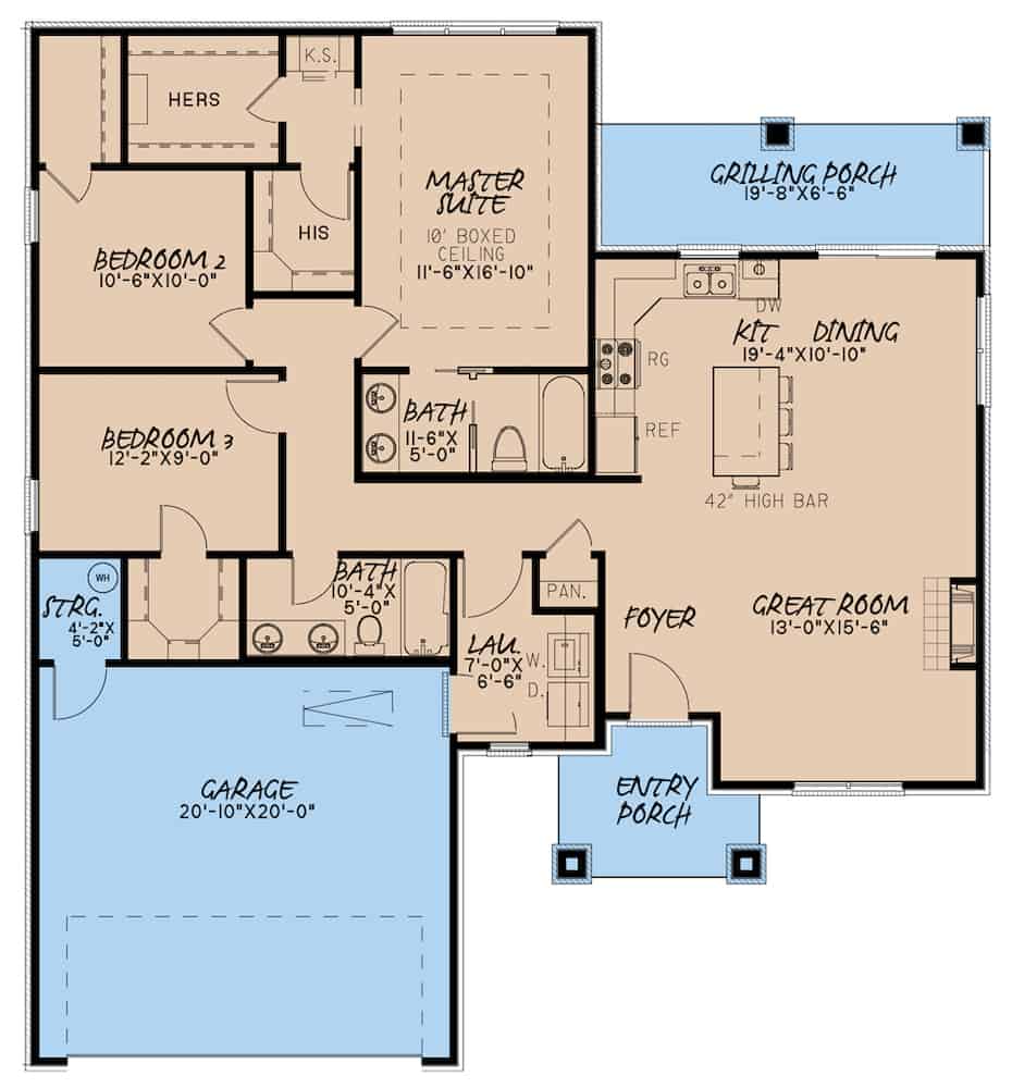 Floor Plan Main Level