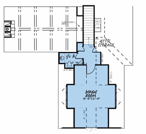 Floor Plan Bonus Room