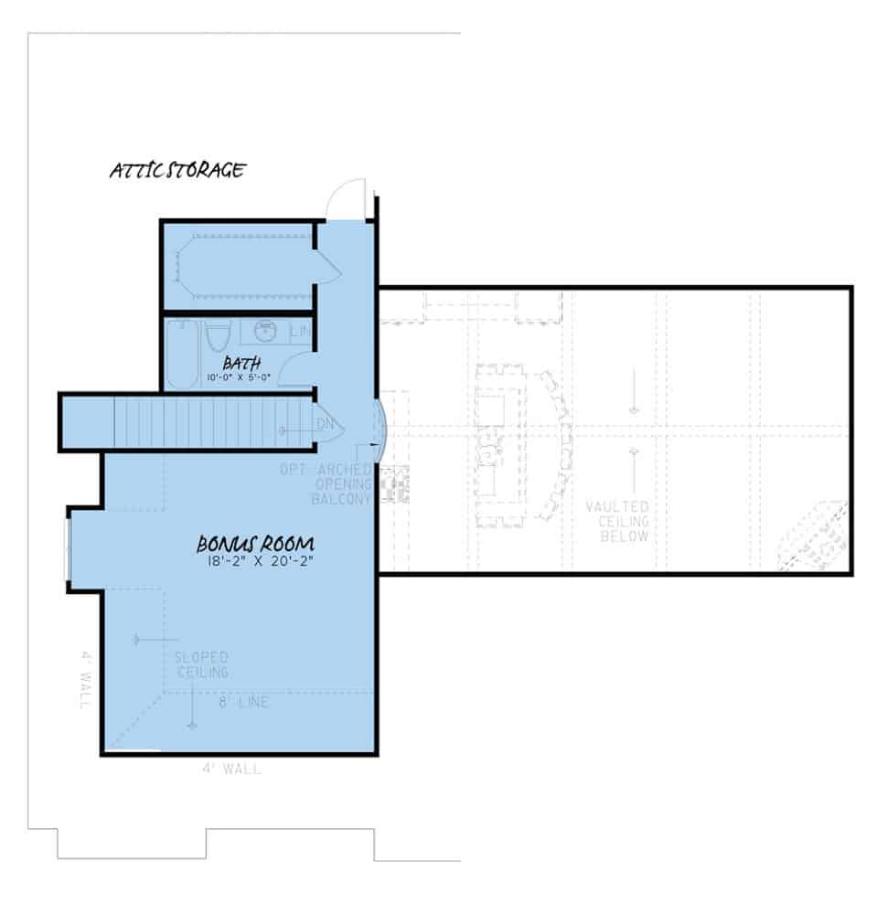 Floor Plan Bonus Room