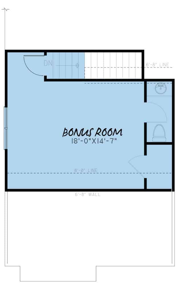 Floor Plan Bonus Room