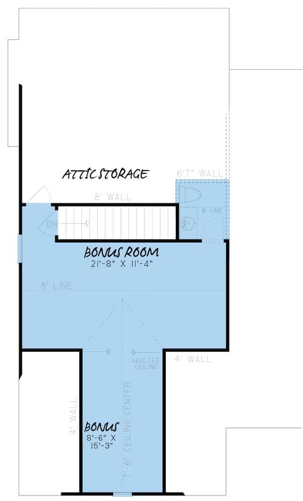 Floor Plan Bonus Room