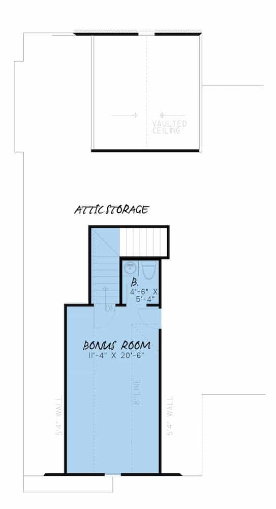 Floor Plan Bonus Room