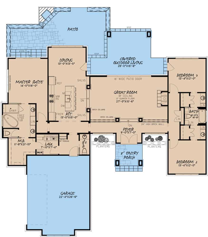 Floor Plan Main Level