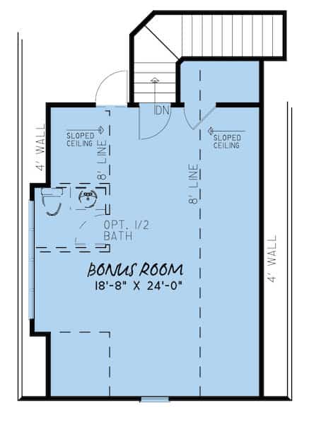 Floor Plan Bonus Room