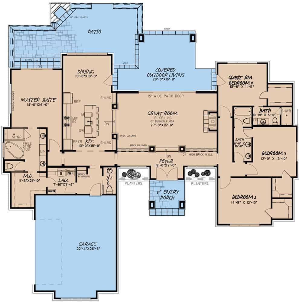 Floor Plan Main Level