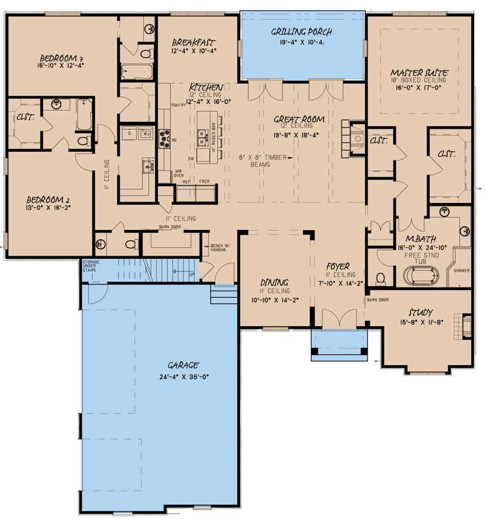 Floor Plan Main Level