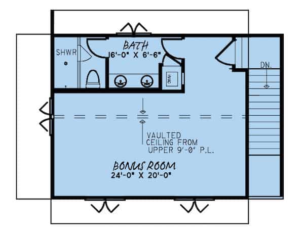 Floor Plan Bonus Room
