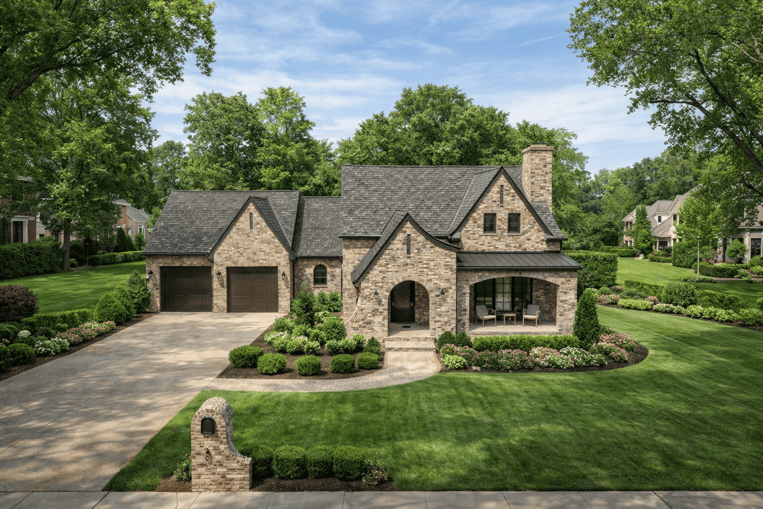 4-Bedroom, 2577 Sq Ft French House Plan - 193-1173 - Front Exterior