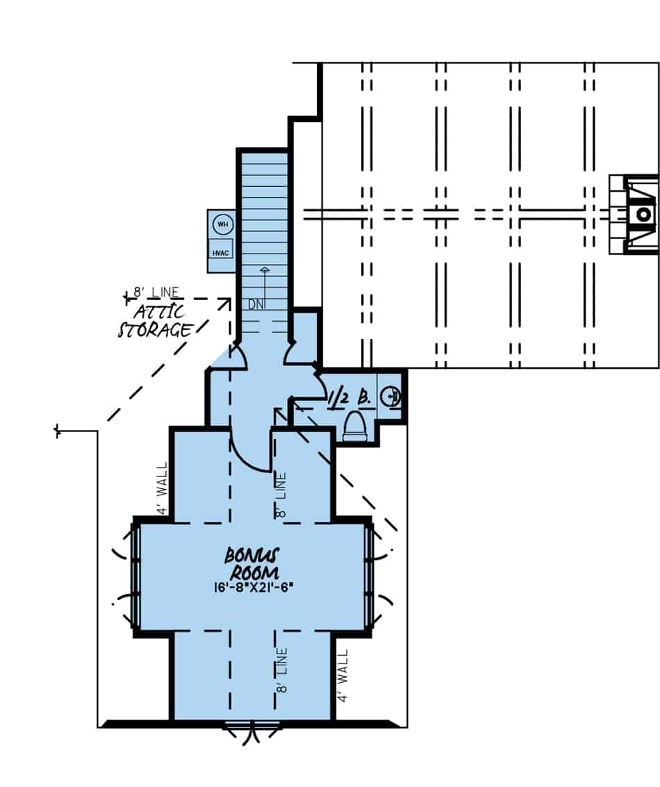 Floor Plan Bonus Room