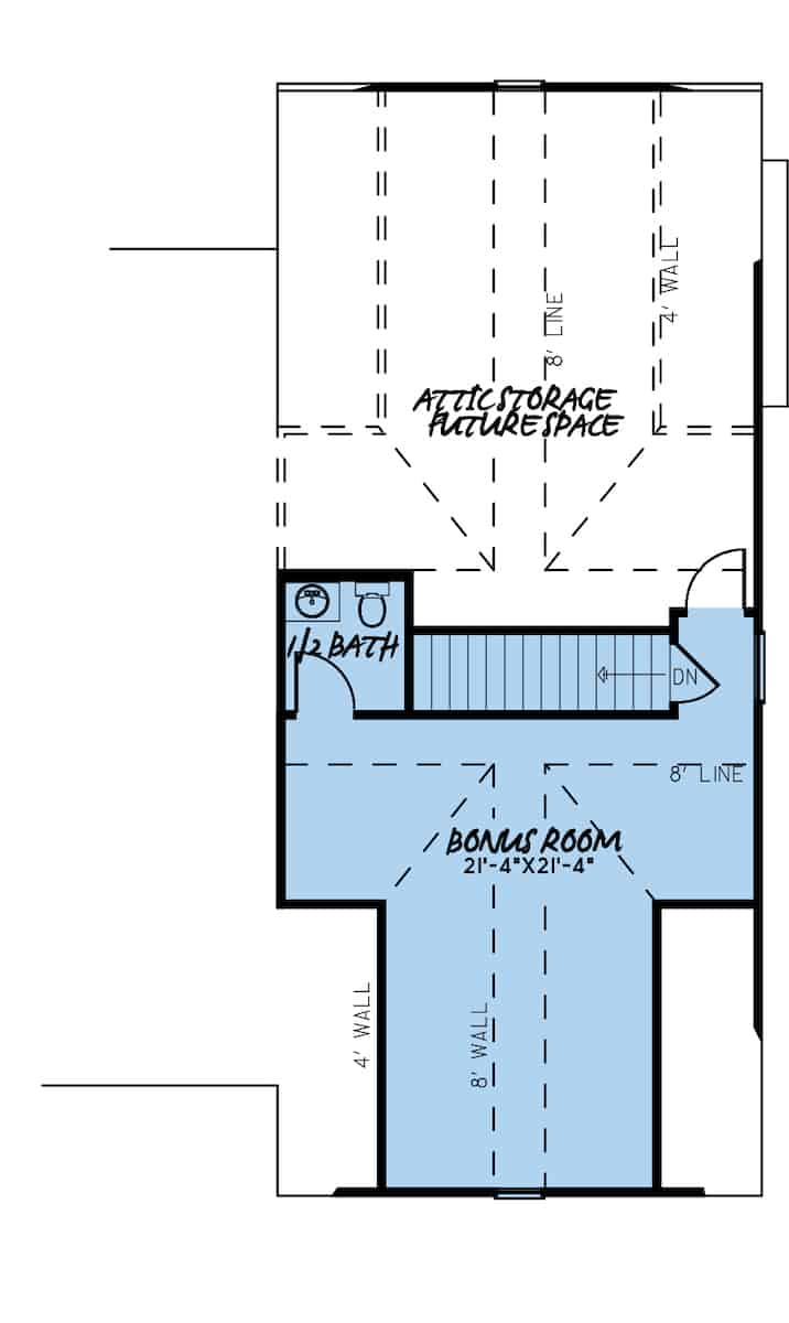 Floor Plan Bonus Room