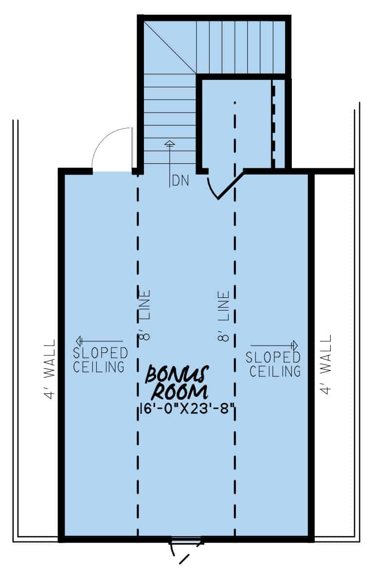 European Style Ranch - 3 Bedrms, 2 Baths - 1775 Sq Ft - Plan #193-1208