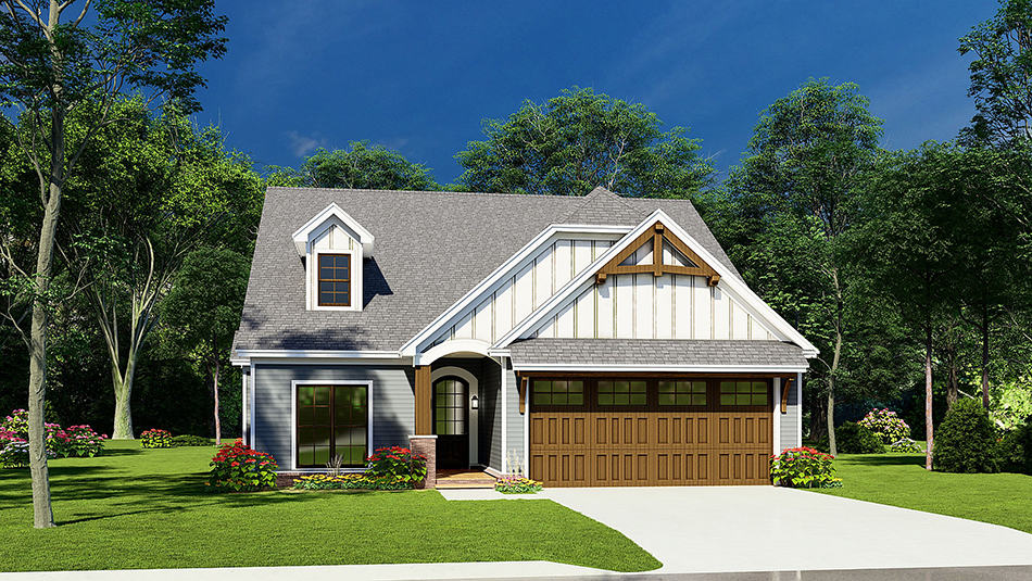 3-Bedroom, 1626 Sq Ft Ranch Home Plan - 193-1231 - Main Exterior