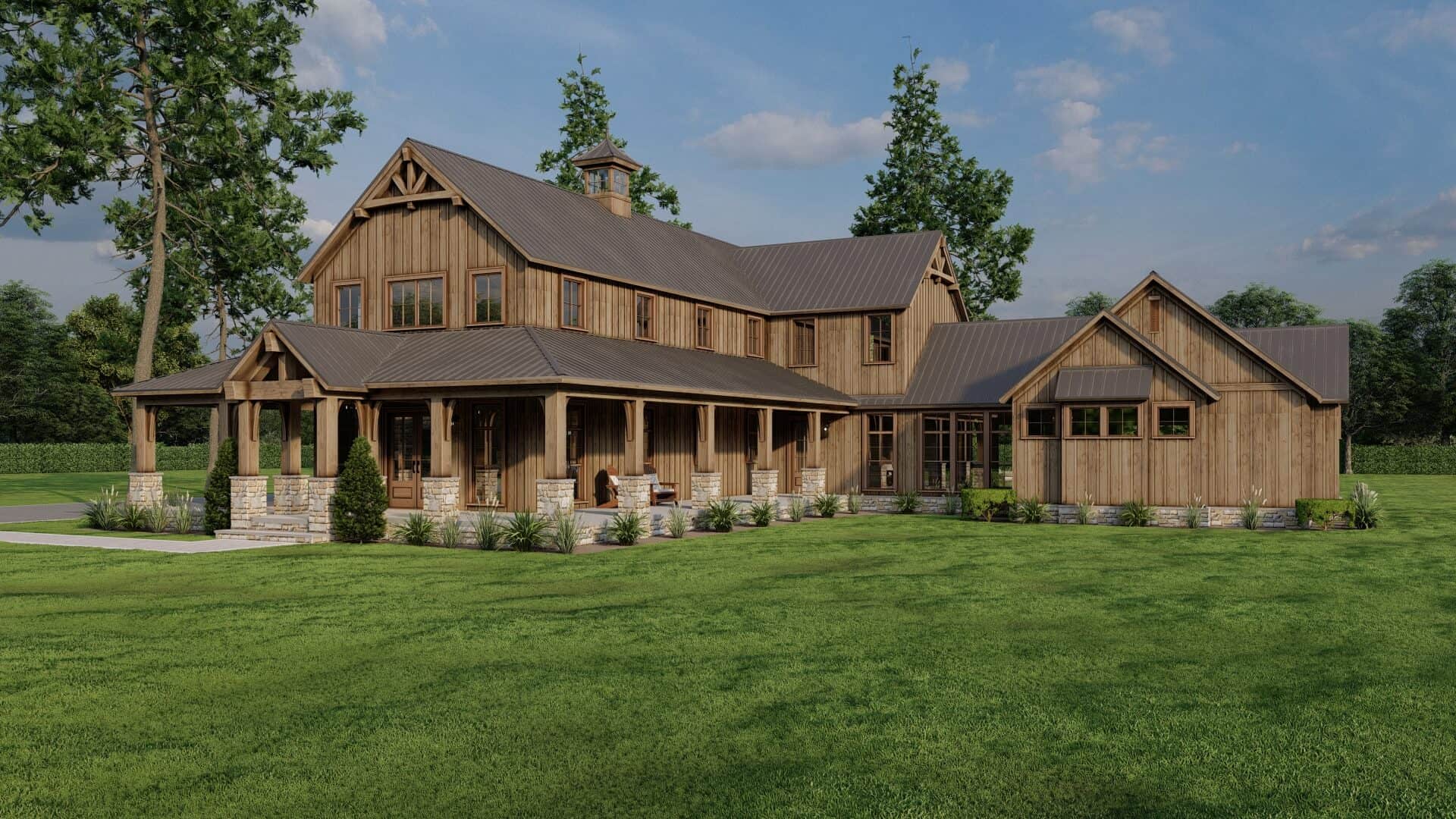 Rustic Floor Plan - 4 Bedrms, 4.5 Baths - 3723 Sq Ft - #193-1296