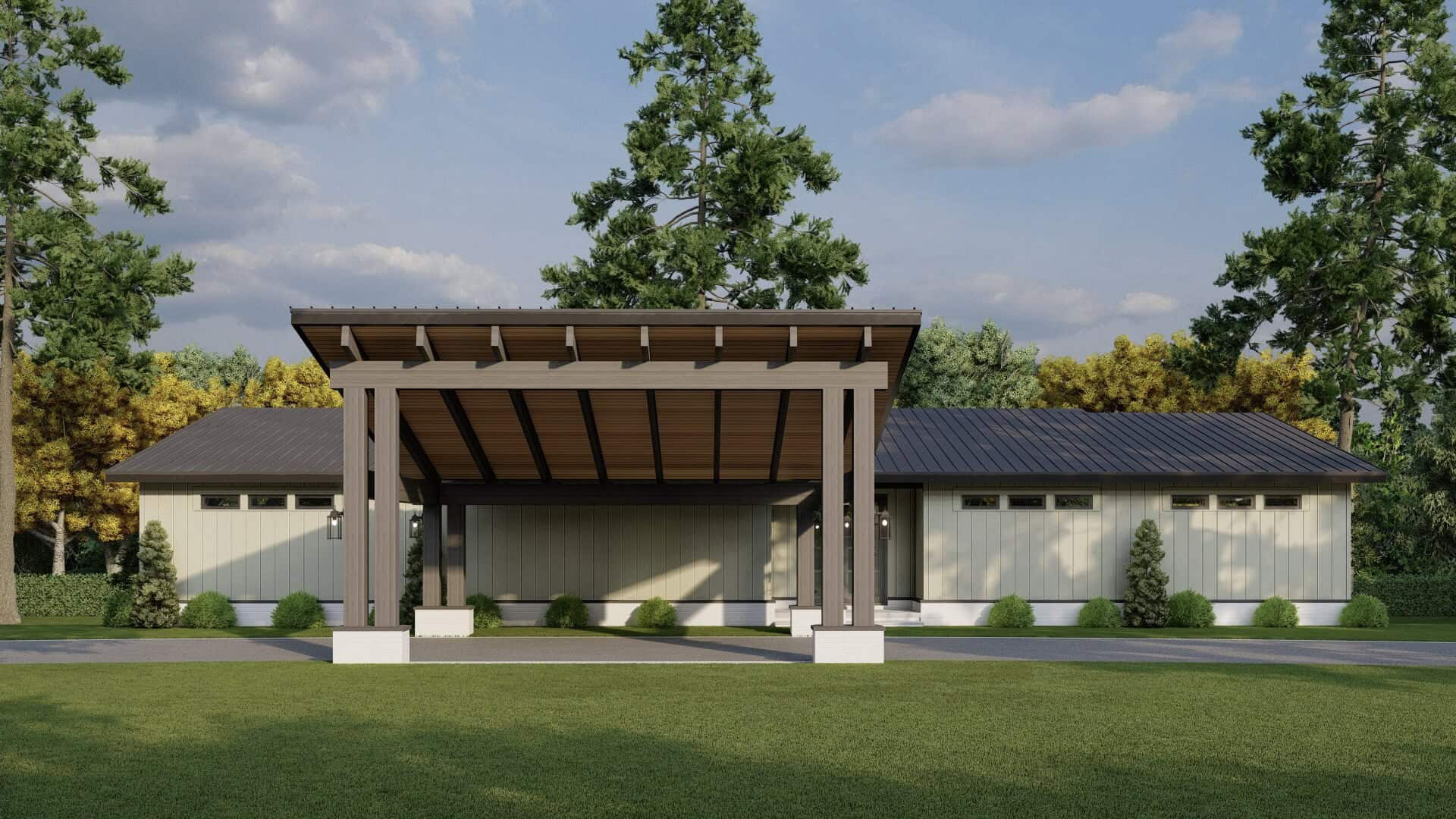 Modern House Plan - 2 Bedrms, 2.5 Baths - 1754 Sq Ft - #193-1382