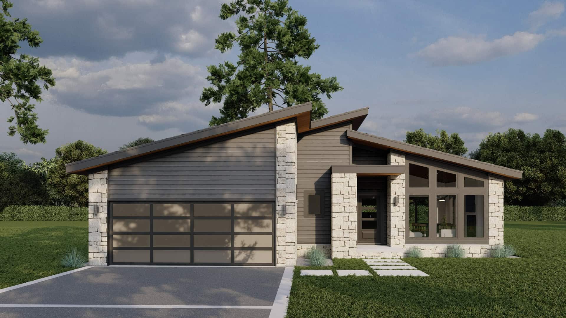 Modern Floor Plan - 3 Bedrms, 2 Baths - 1521 Sq Ft - #193-1384