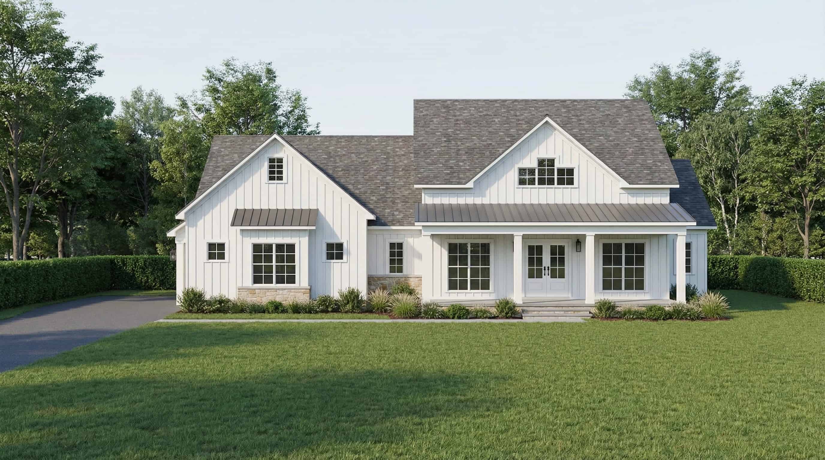 Craftsman House Plan - 3 Bedrms, 3 Baths - 1859 Sq Ft - #193-1395