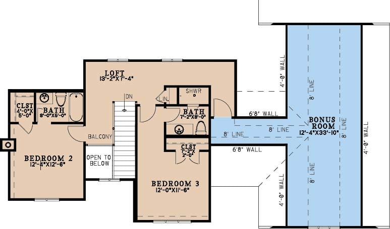 Floor Plan Second Story