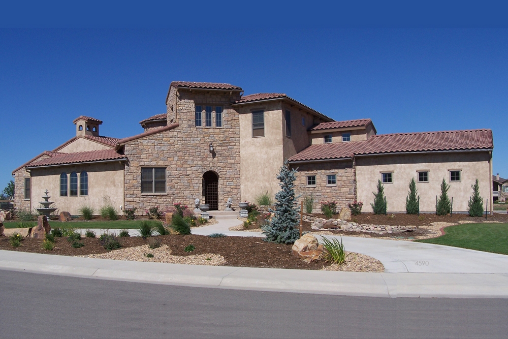 4-Bedroom, 4590 Sq Ft Luxury House Plan - 194-1012 - Front Exterior